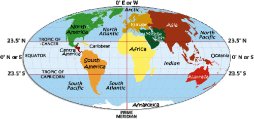 World Map (taken from www.worldatlas.com)